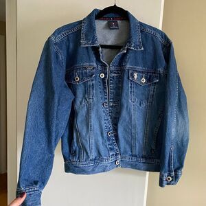 US Polo Association 1890 Jeans Co. Blue Denim Jean Jacket Size Medium EUC